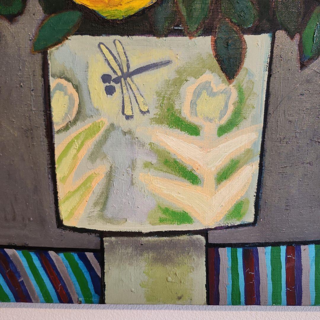 田渕眞兒　油絵　油彩画　薔薇シリーズ　花　No.8-5-s