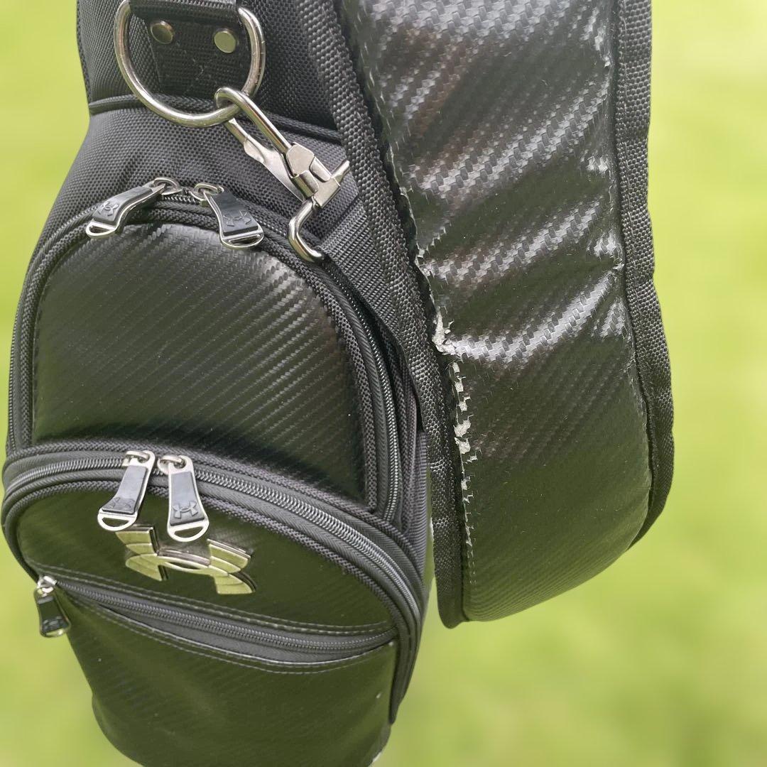 希少　アンダーアーマー　キャディーバッグ　ゴルフバッグ　ブラック