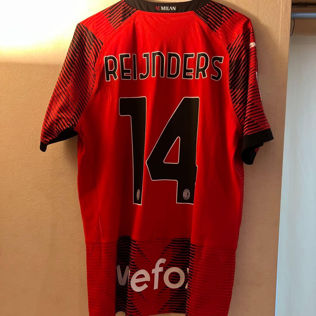 【未使用】ACミラン 23/24 オーセンティックユニフォーム ラインデルス M