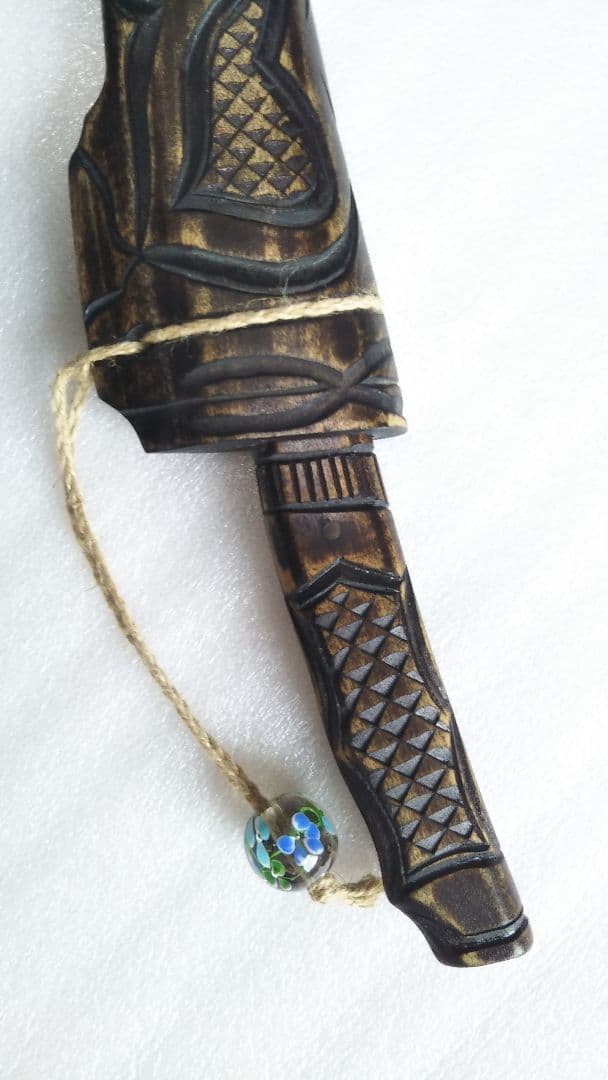 (値下げ)アイヌマキリ　観賞用民芸品