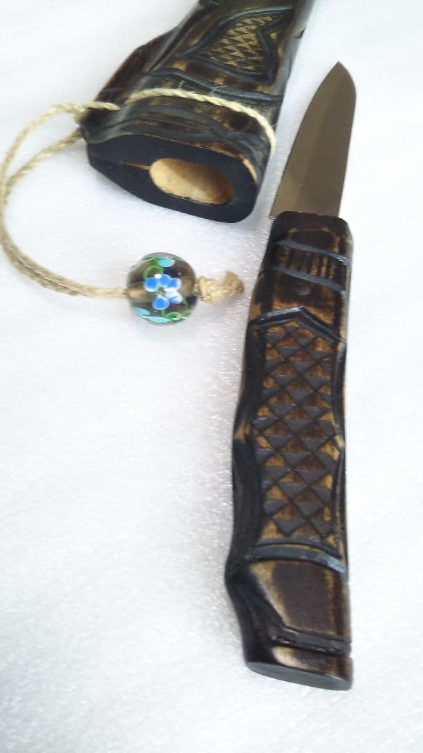 (値下げ)アイヌマキリ　観賞用民芸品