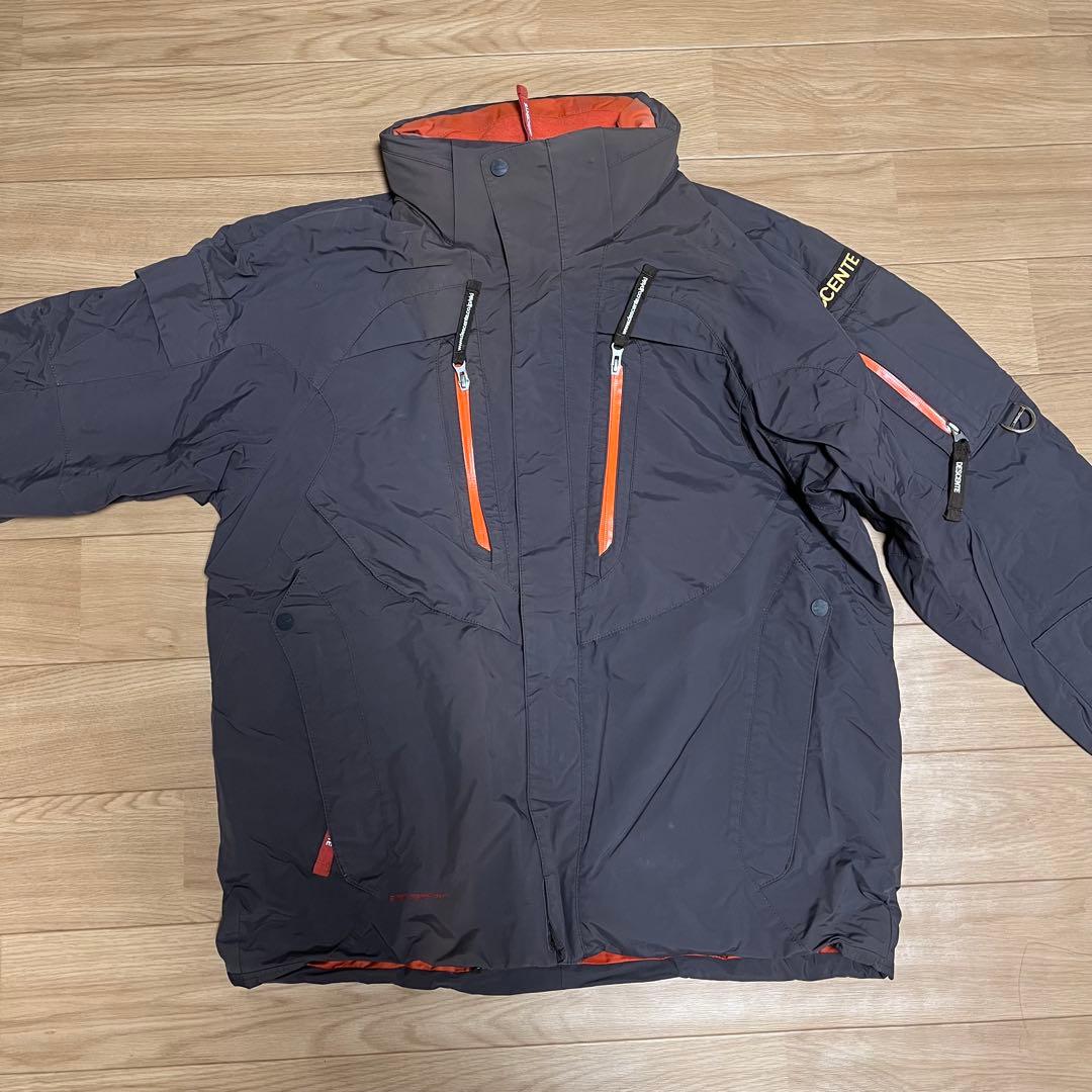 descente スキーウェア スノボーウェア　オレンジ　ブラウン　ブラック