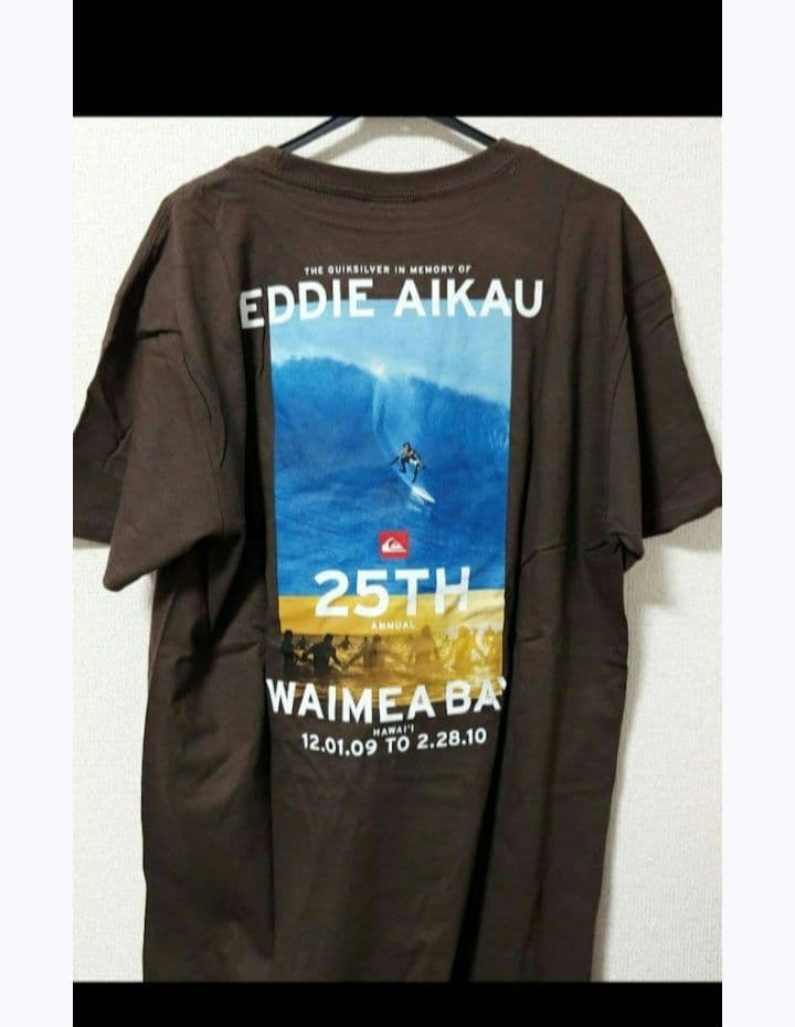 Tシャツ　EDDIEAIKAU 25th　サーフTシャツ　サーフィン