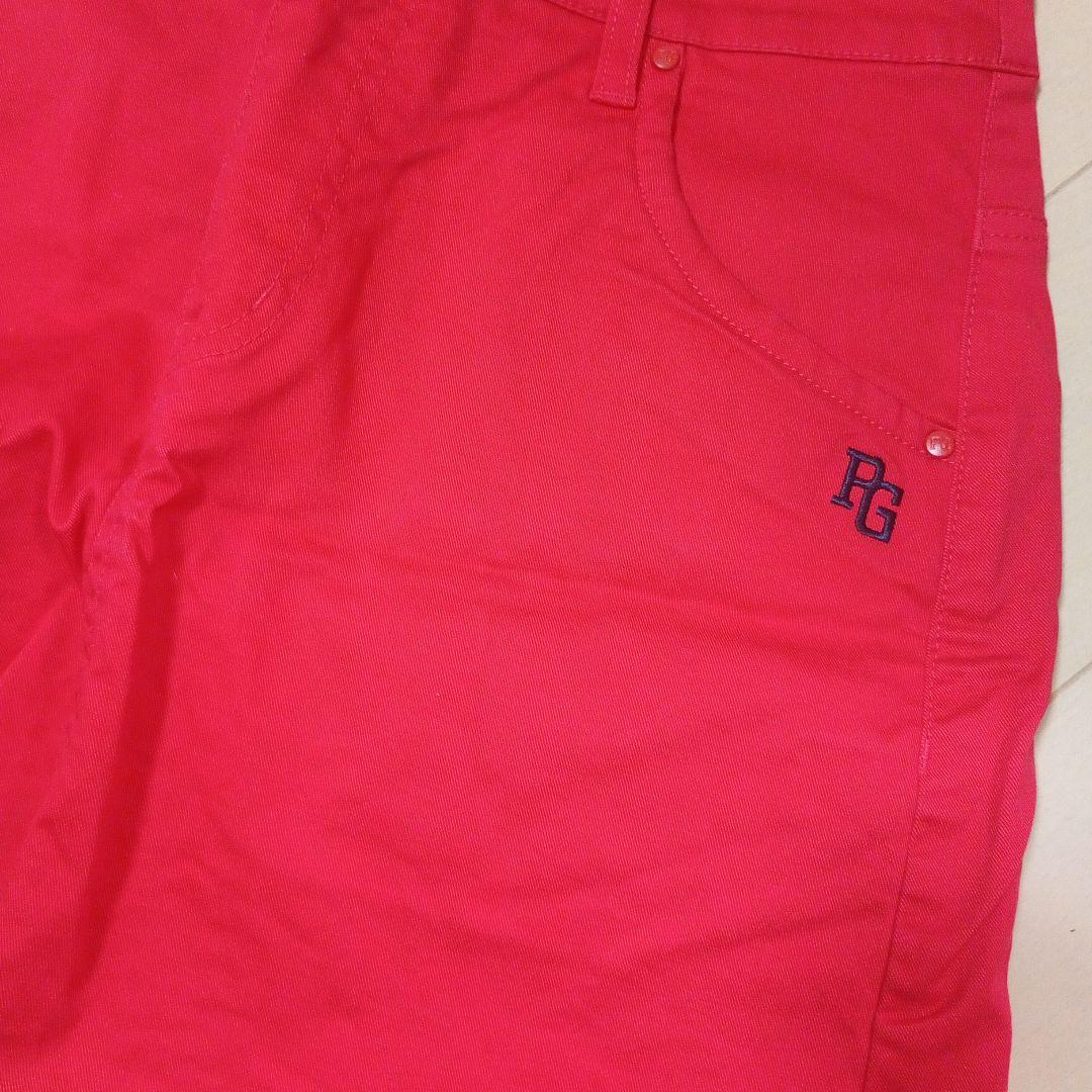 パーリーゲイツPレディース ゴルフスカート レッドサイズ00