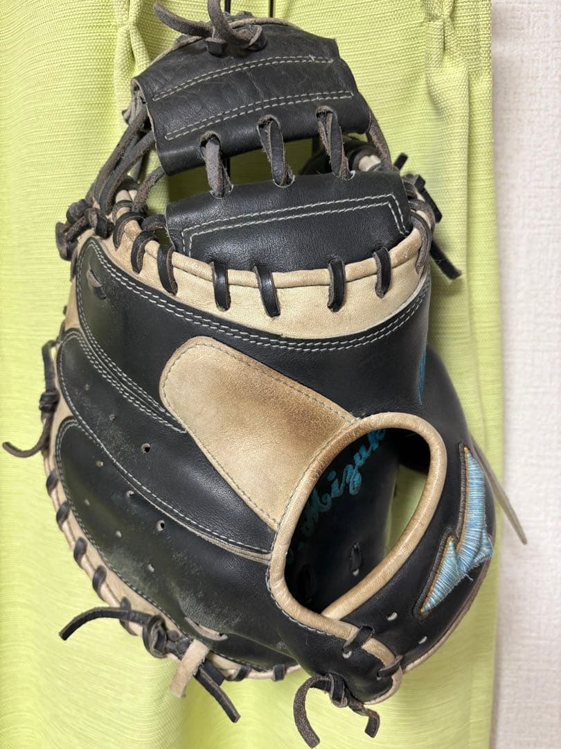 Mizuno 軟式グローブ 黒/キャメル