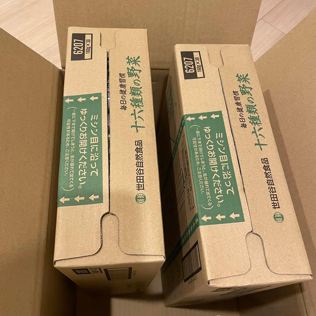 ⭐︎世田谷自然食品　野菜ジュース　十六種類の野菜30本✖️2ケース