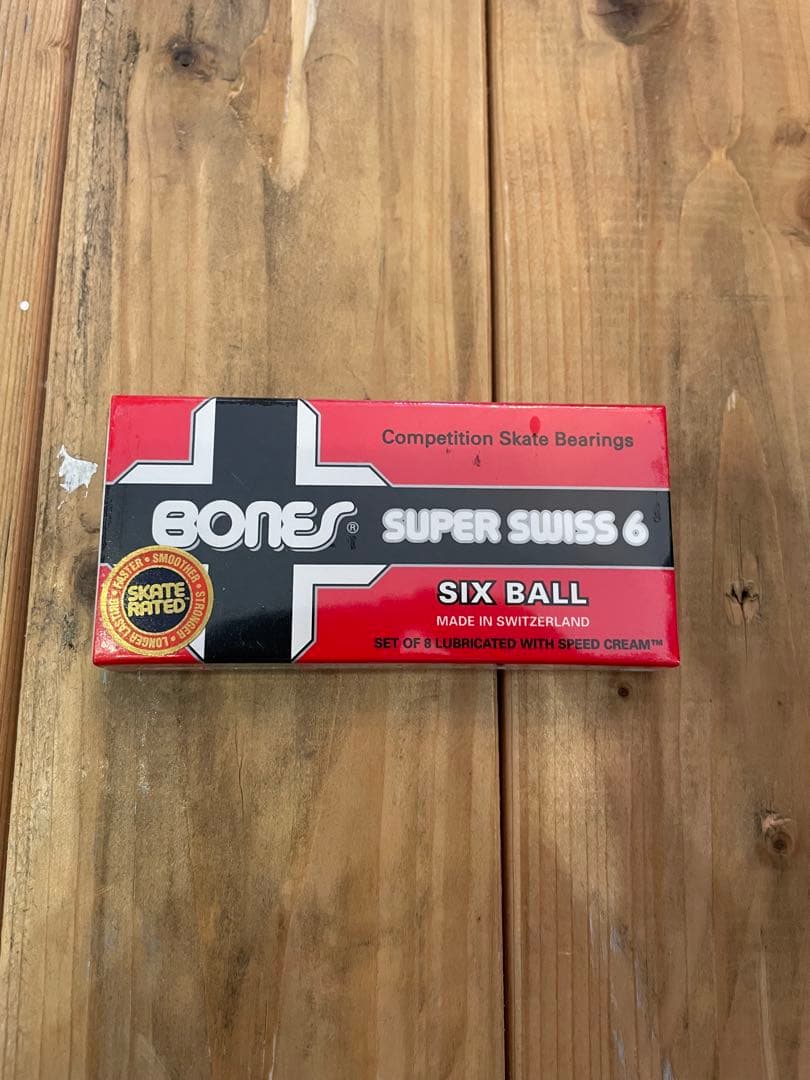 スケートボード BONES SUPER SWISS 6 BALL