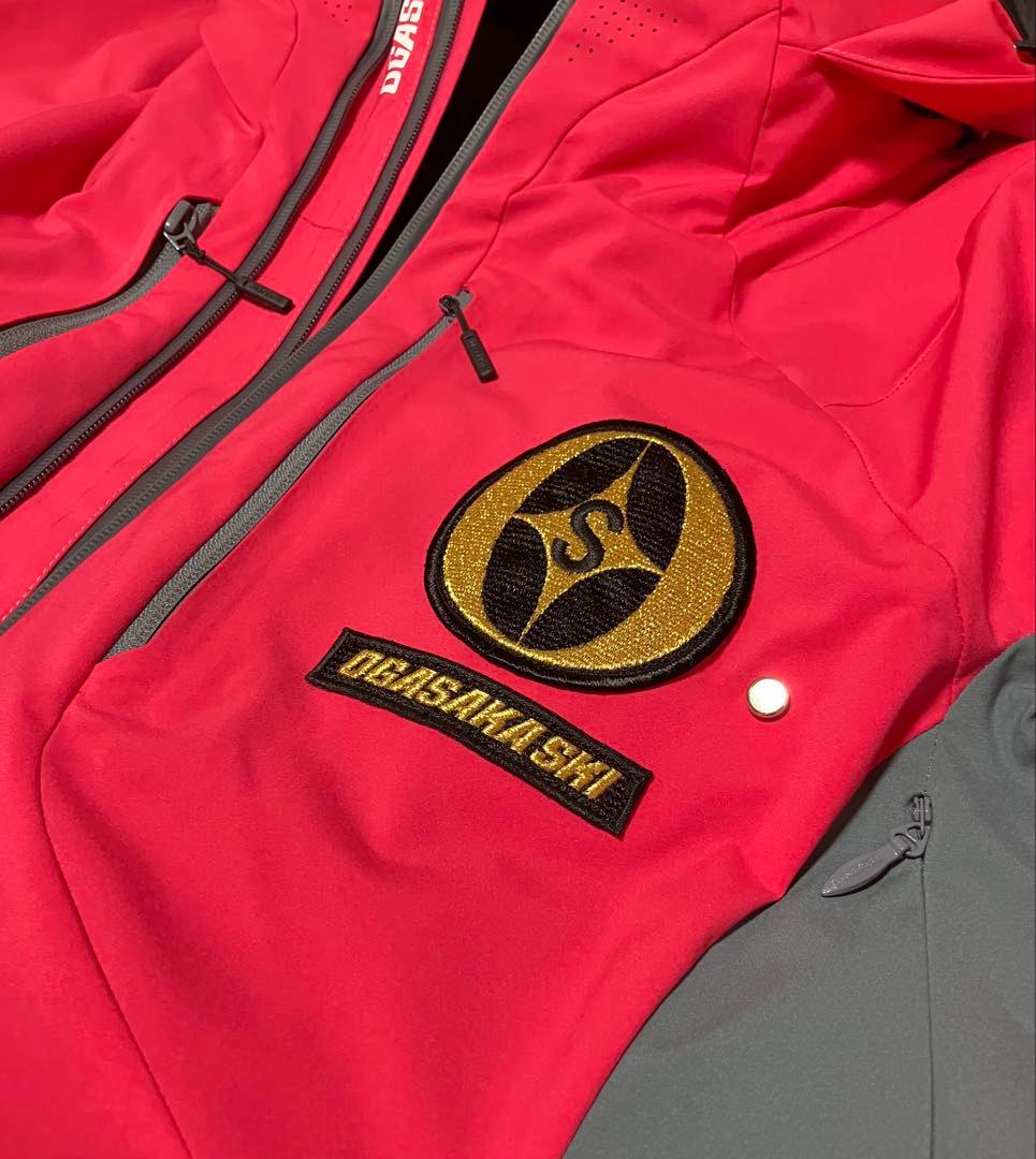 ◼️デサント製（オガサカ）スキーウェア上下 ピンク•灰色◼️L寸 非売 中古品◼️