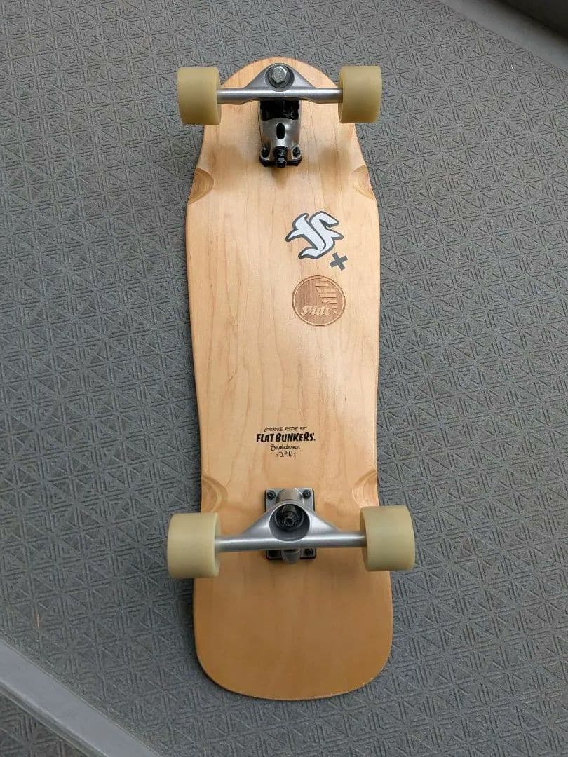 【超美品】SLIDE×FLAT BUNKERSコラボ　スケートボード　陸トレ