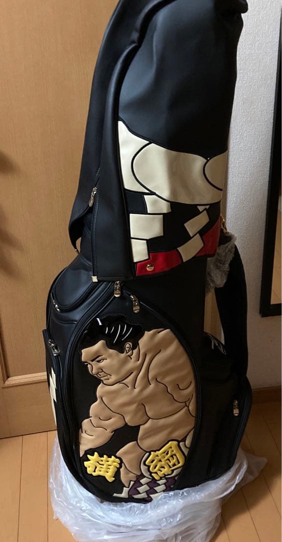 【未使用】ZAP GOLF ザップゴルフ　相撲柄 キャディバッグ