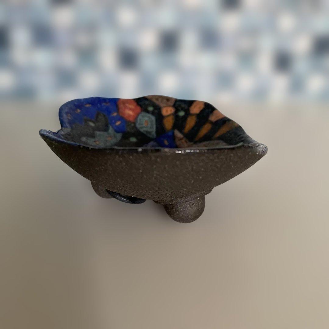 志村 観行＊海座工房＊カニ 飾り皿・豆皿