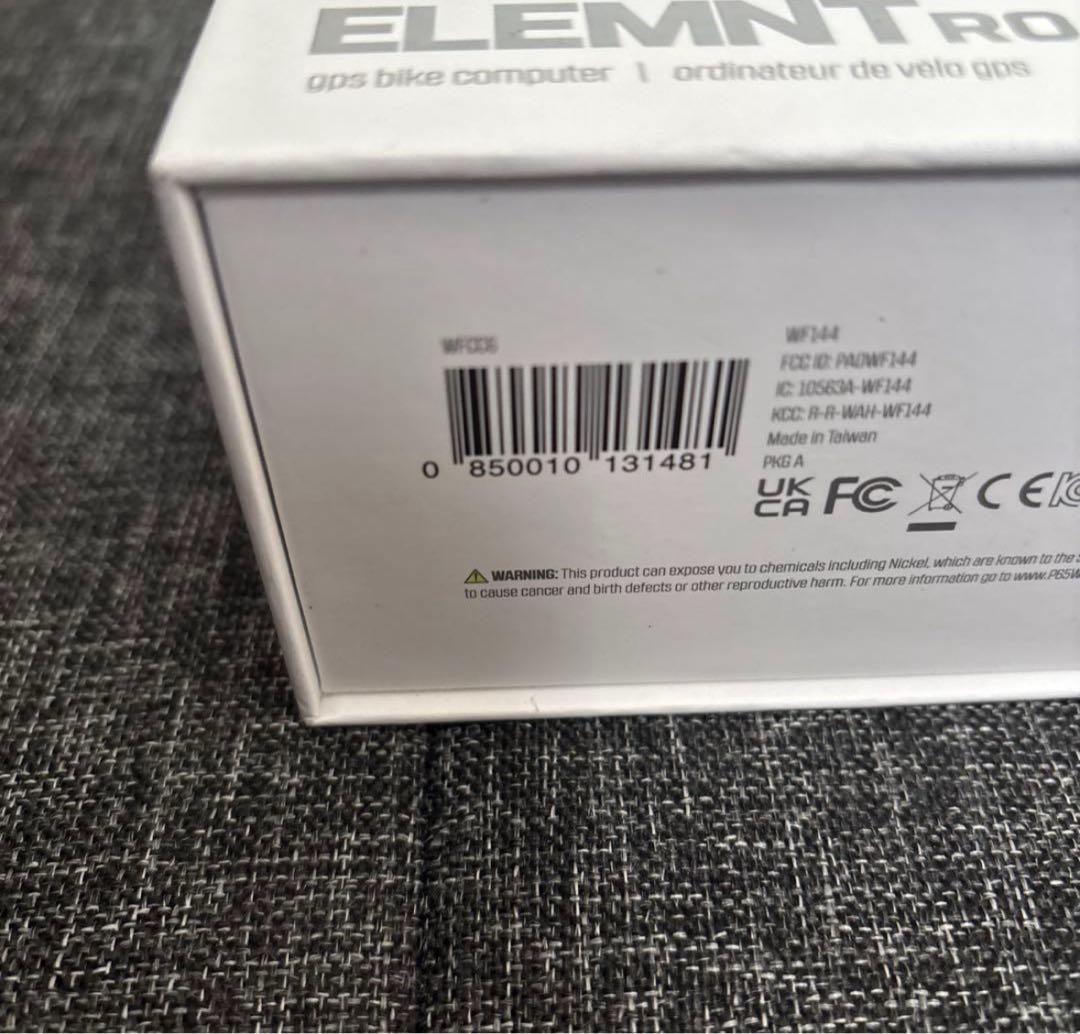 Wahoo ワフー エレメントローム WFCC6 GPSサイクルコンピューター