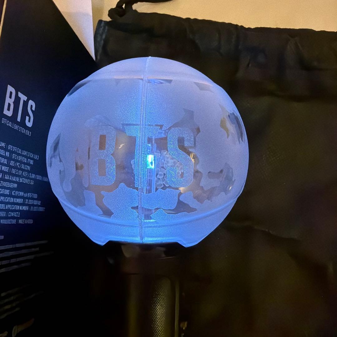 BTS OFFICIAL LIGHT STICKアミボムver.3 +トレカ7枚
