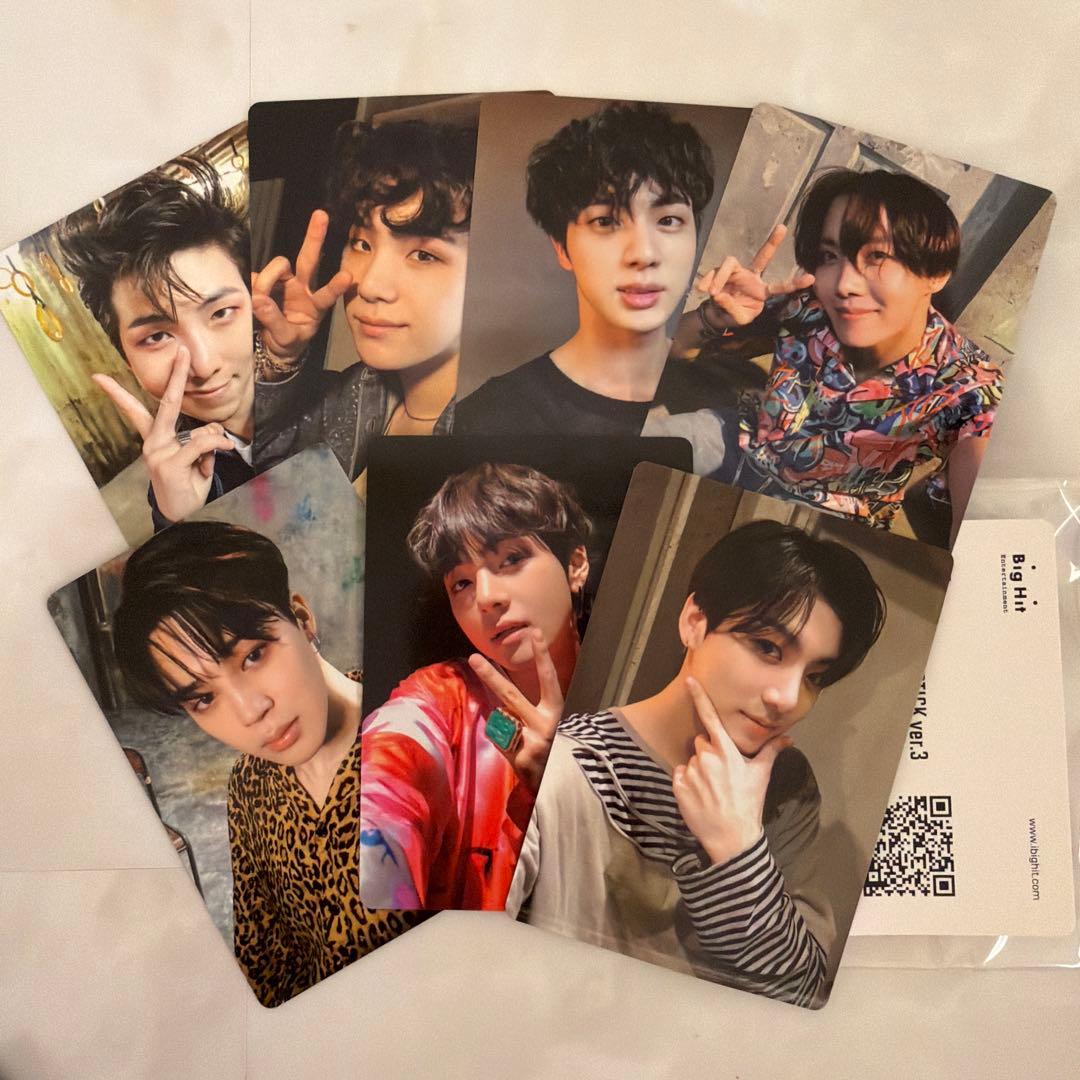 BTS OFFICIAL LIGHT STICKアミボムver.3 +トレカ7枚