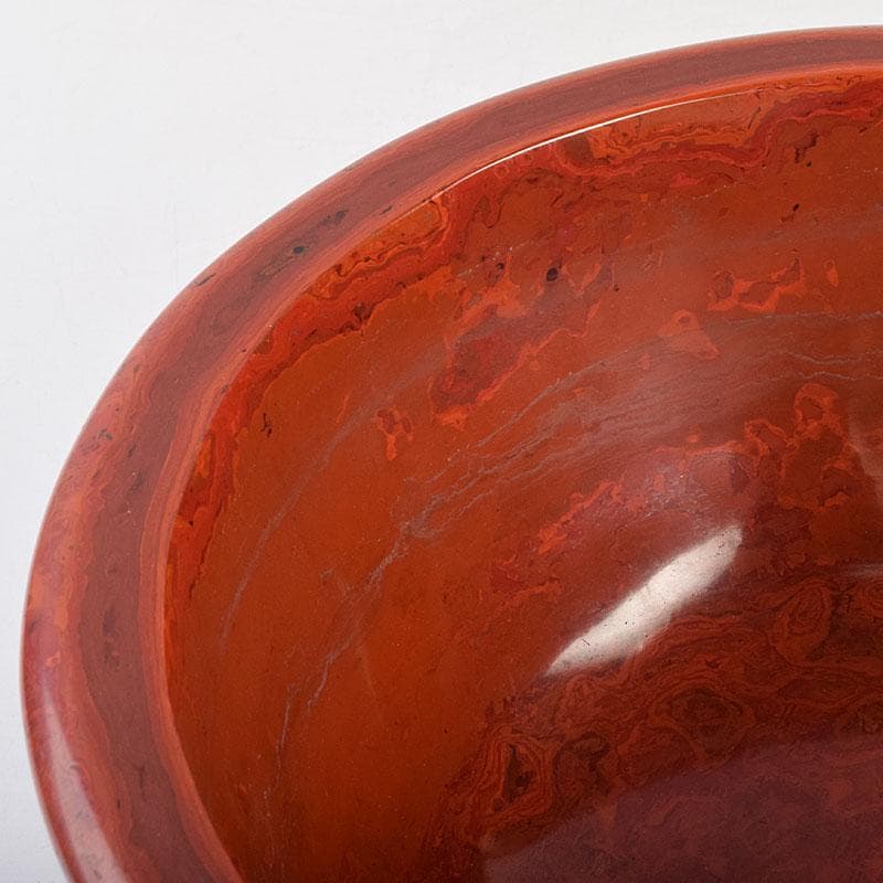 根来塗　朱塗　乾漆鉢　丸鉢　大鉢　時代箱付　V　R9277B