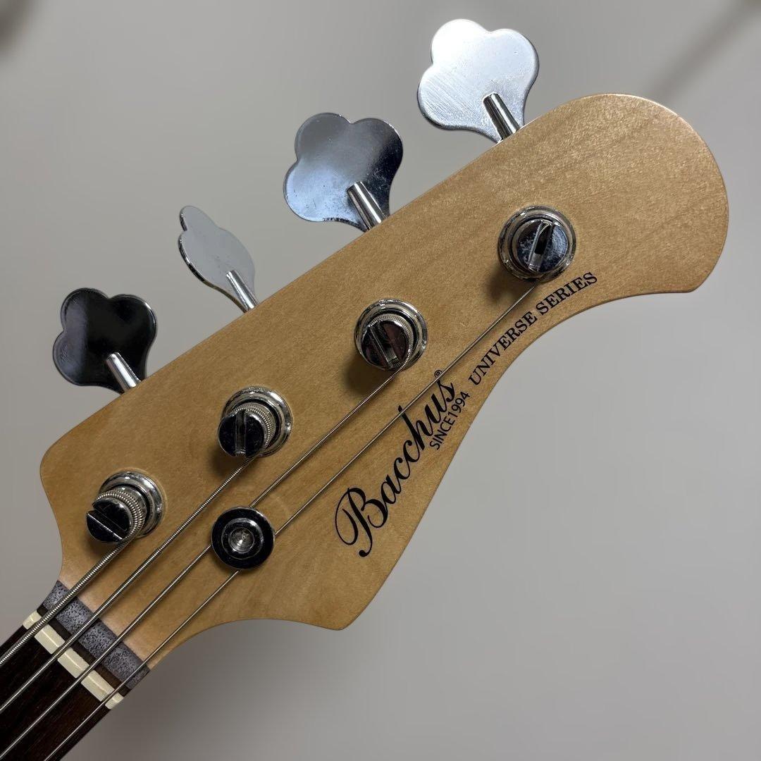 Bacchus bjb-1-rsm エレキベース ホワイト　美品