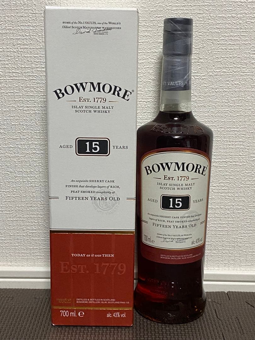 希少 ウイスキー ボウモア 15年 & ロッホローモンド 水楢 12年