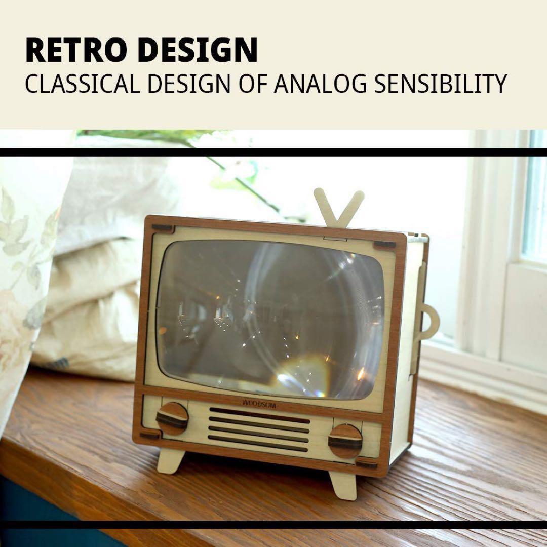 WOODSUM ❤️木製3D パズル スマートフォンテレビDIYキット 大人用