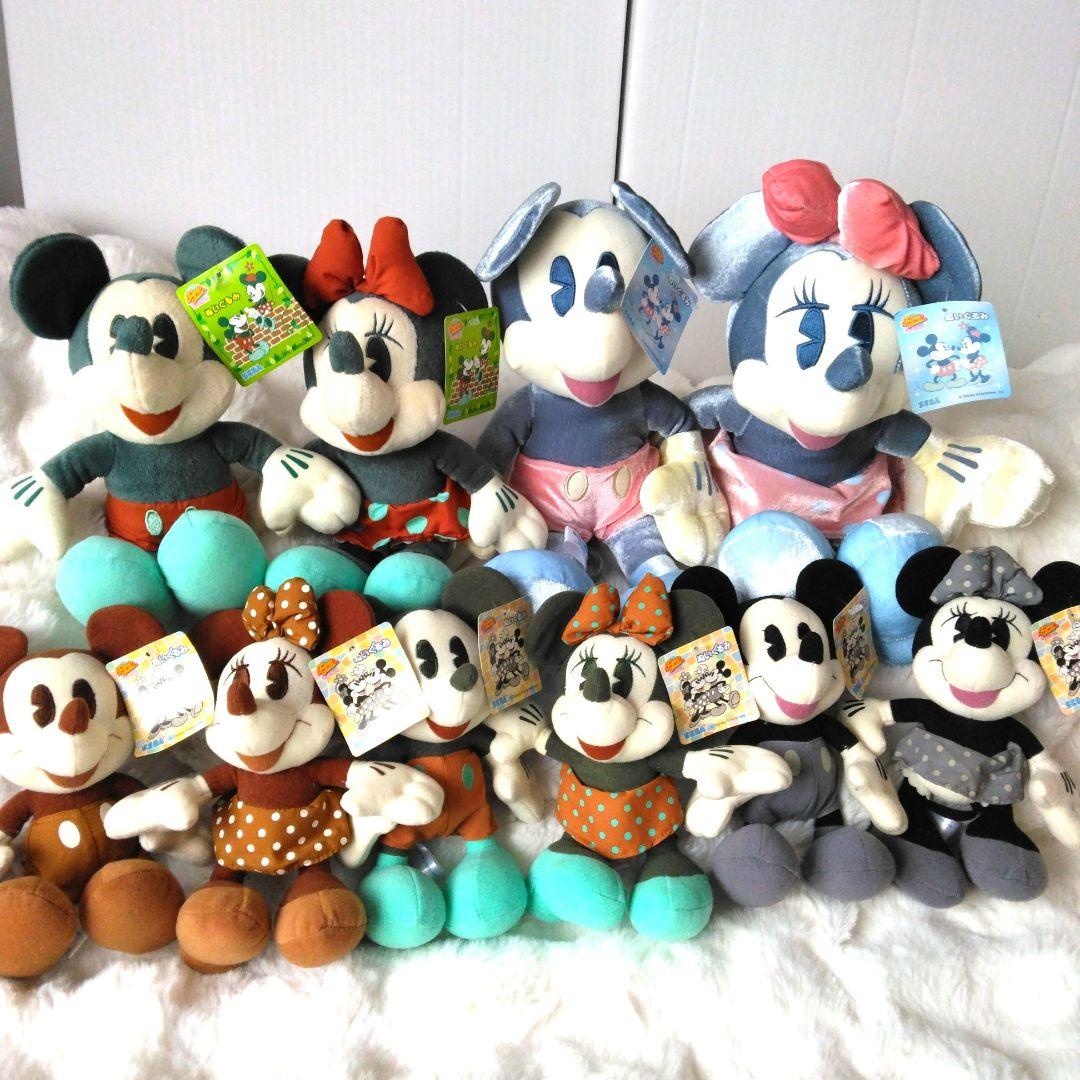 レトロ　32点　まとめ売り　ディズニー　ミッキー　ミニー　ぬいぐるみ　セット
