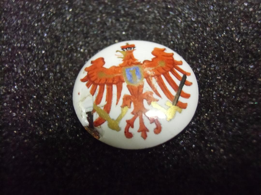 Ｗ帝政ドイツ軍/プロイセン王国＊赤鷲大星胸十字（柏葉付き）勲章コア部品＊破損品