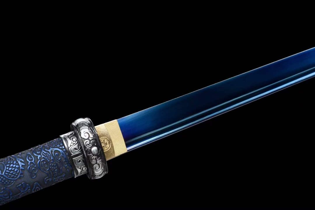 独自型開唐刀装具【ブルーストーム】武具　刀装具　日本刀　模造刀 居合刀 横刀