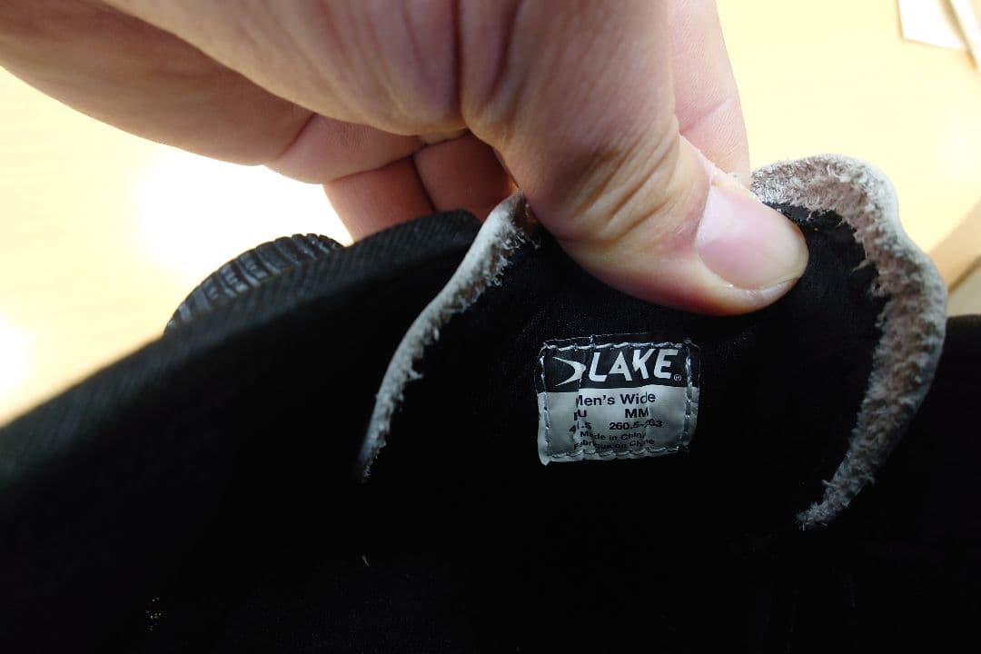 着用1回☆レイク CX242 サイクリングシューズ 26cm 白×黒 LAKE