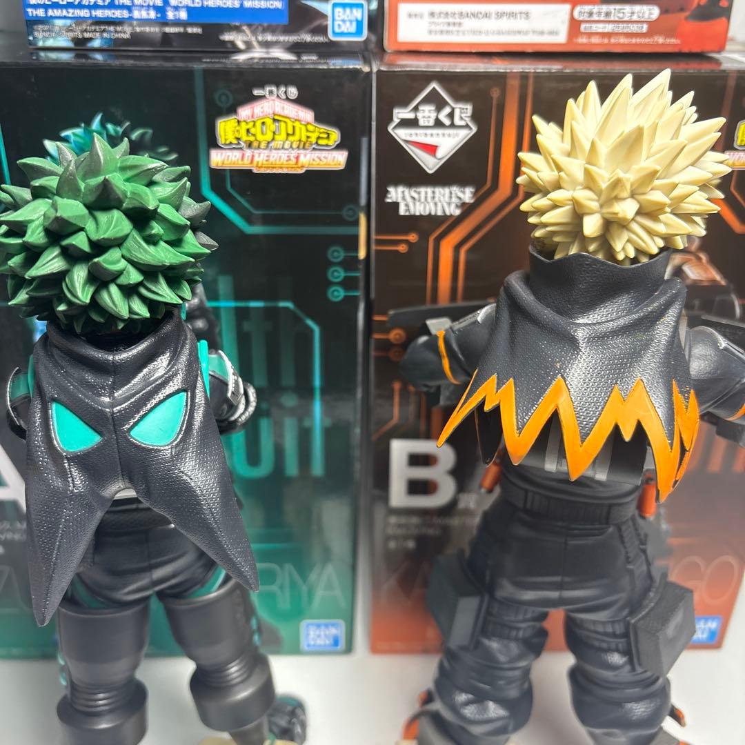 ヒロアカWHM一番くじA賞B賞ステルススーツ緑谷デク爆豪勝己+ゲンガーSAR