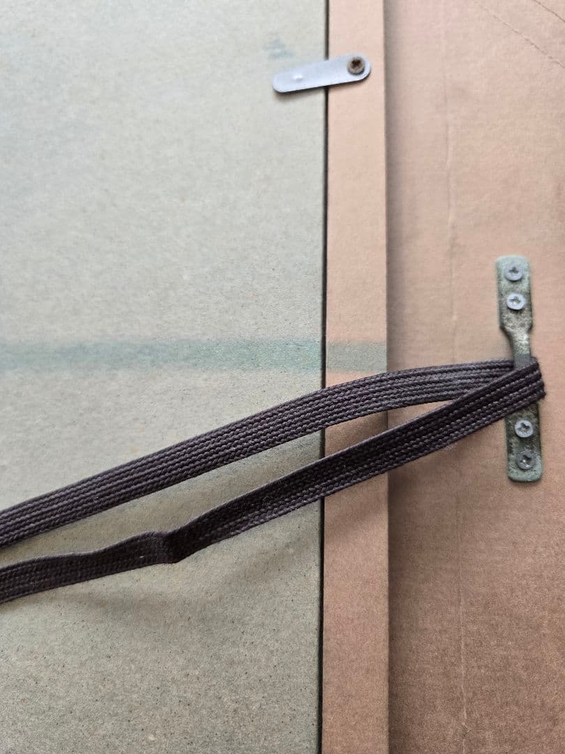 H. Osgood　小川久雄　 油彩画 山と川の風景