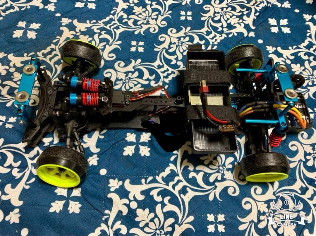 SAKURA D5 シャーシ＆メカです 送受信機&バッテリー&ボディ&ジャイロ無