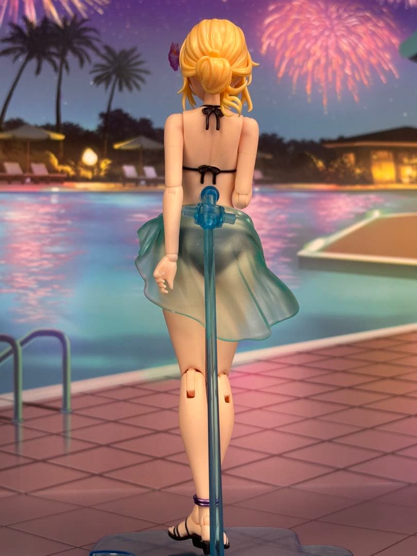 創彩少女庭園 佐伯リツカ水着ヘアアレンジVer1/10プラモデル 塗装済完成品