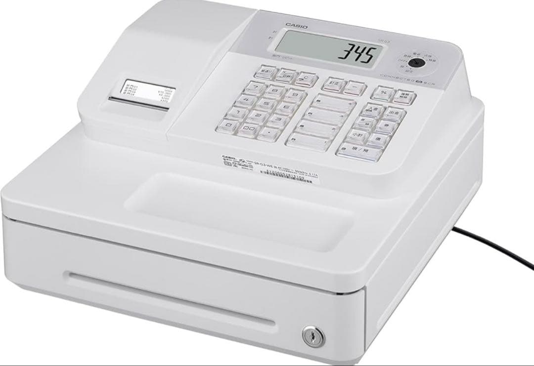 CASIO 電子レジスター ホワイト