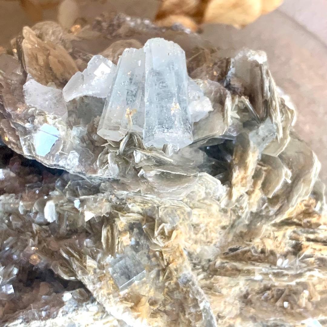 アクアマリン×モスコバイト共生標本-8