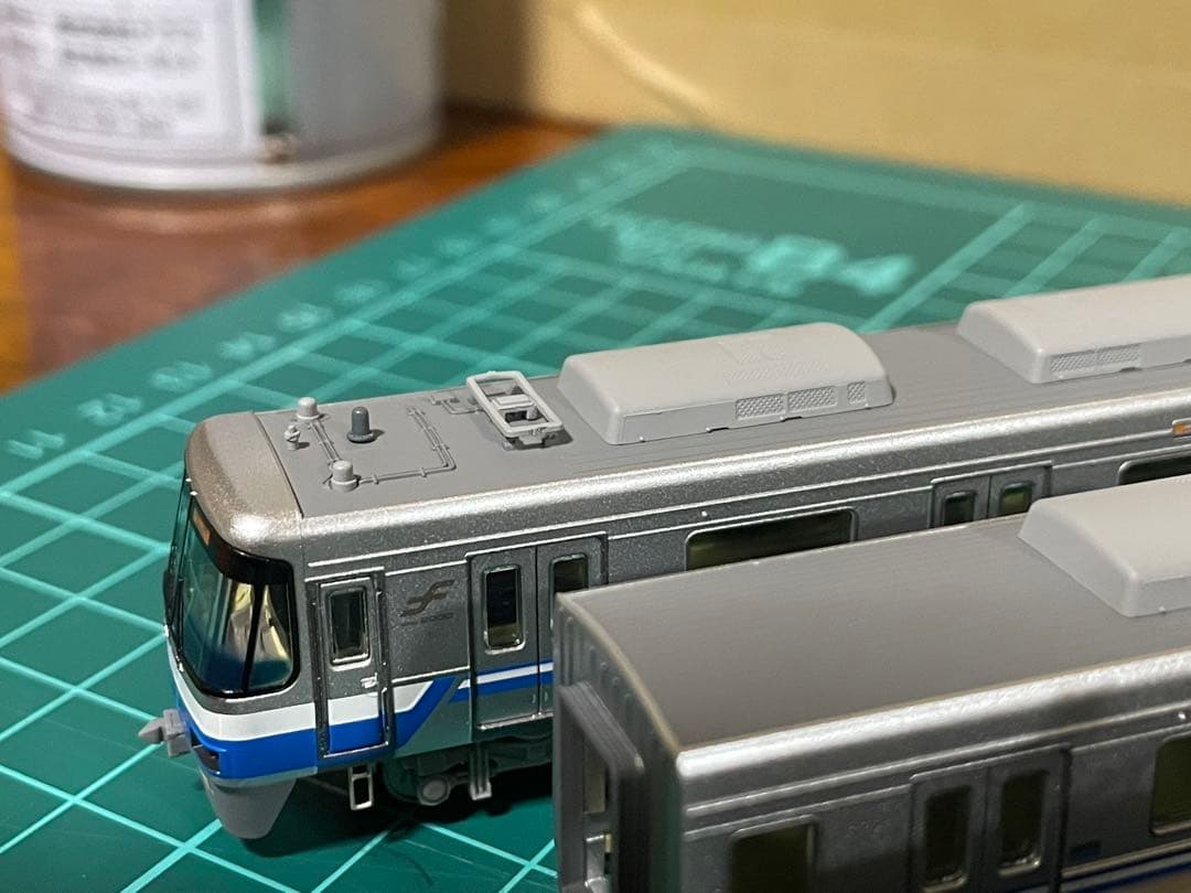 ポポンデッタ6035福岡市交通局2000系3段帯使用　ポポンデッタ室内灯付き