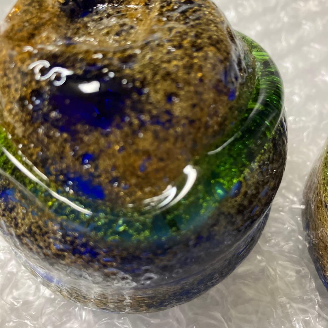 稲嶺盛吉　泡ぐい呑み2点