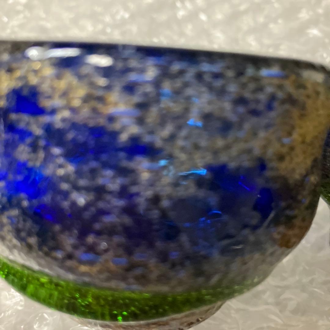 稲嶺盛吉　泡ぐい呑み2点