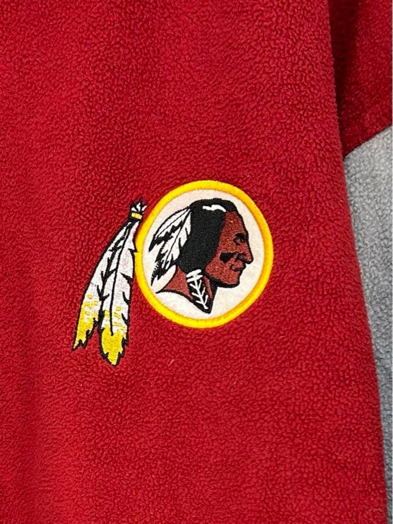 90s〜 nfl nylon × fleece reversible jkt