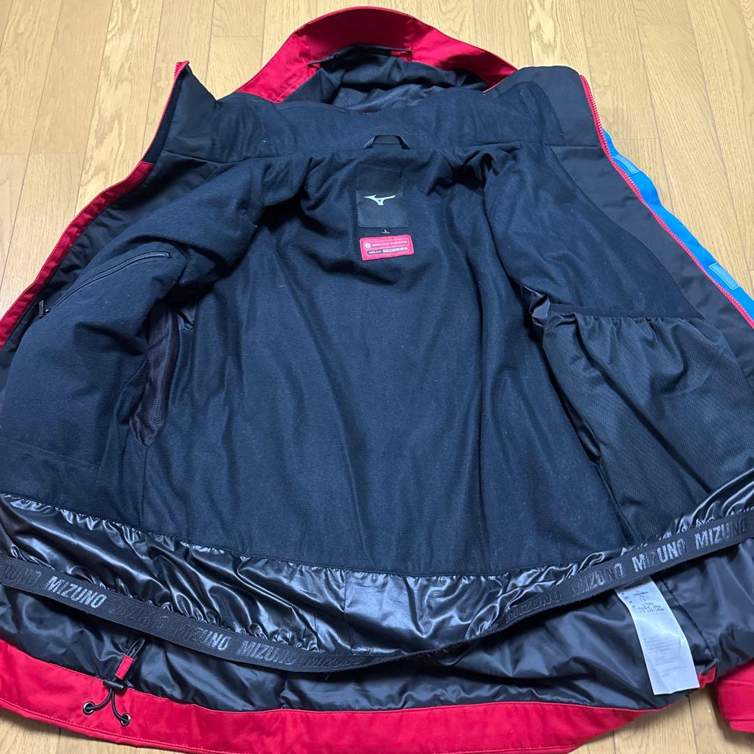 MIZUNO ミズノ スキーウェア 上下 Lサイズ オーダーカラーレッド×ブルー