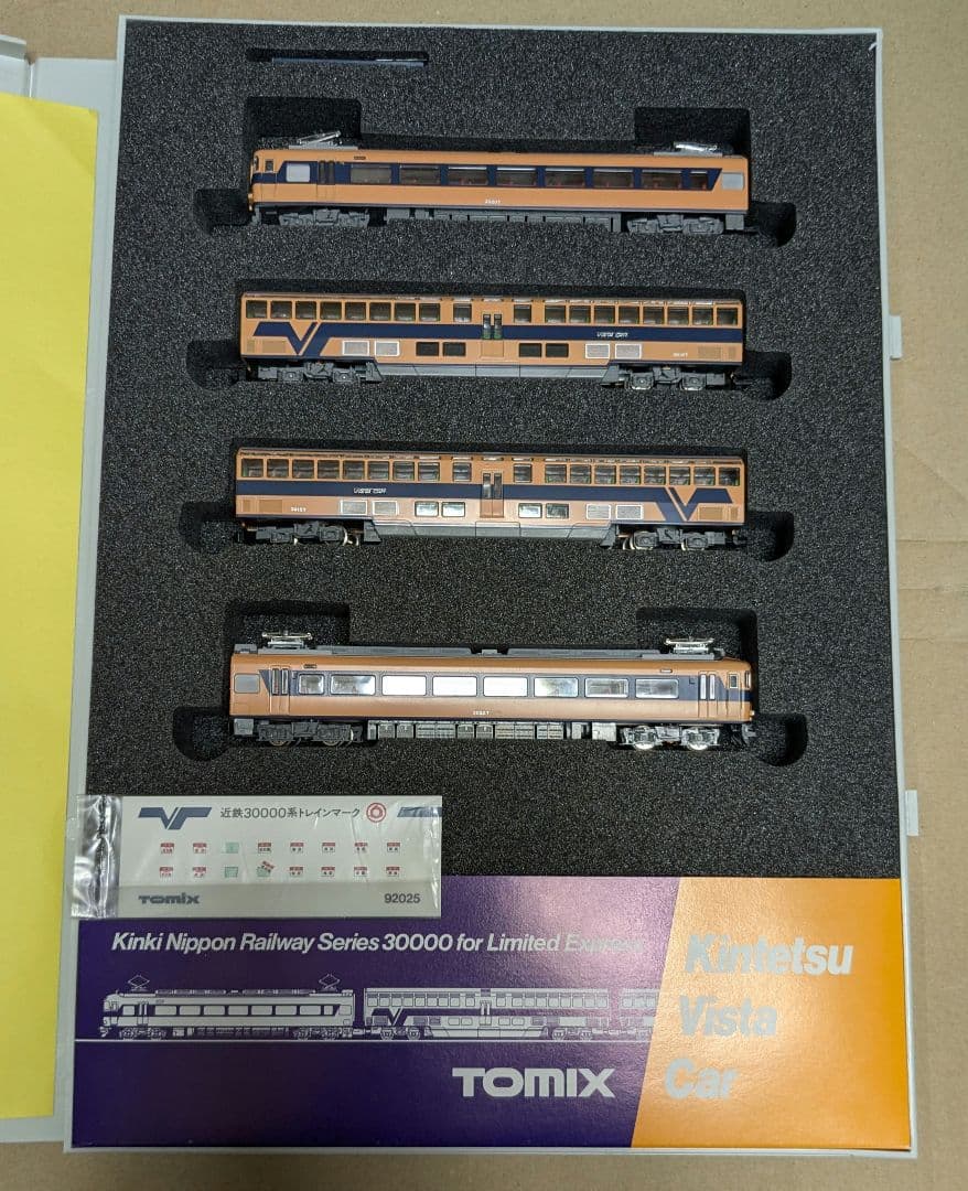 トミックス 92049 近鉄30000系ビスタカー旧製品 4両 小傷あり