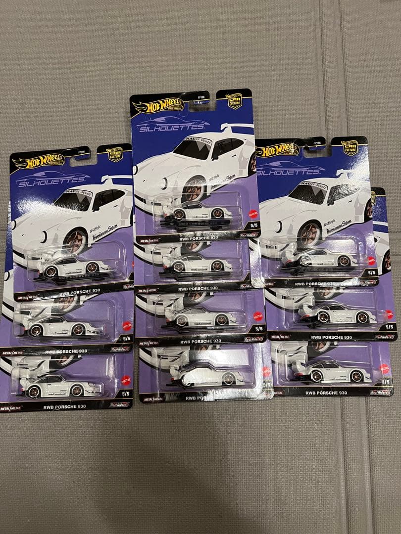 ホットウィール　1/64　シルエットRWB ポルシェ930 10台セット