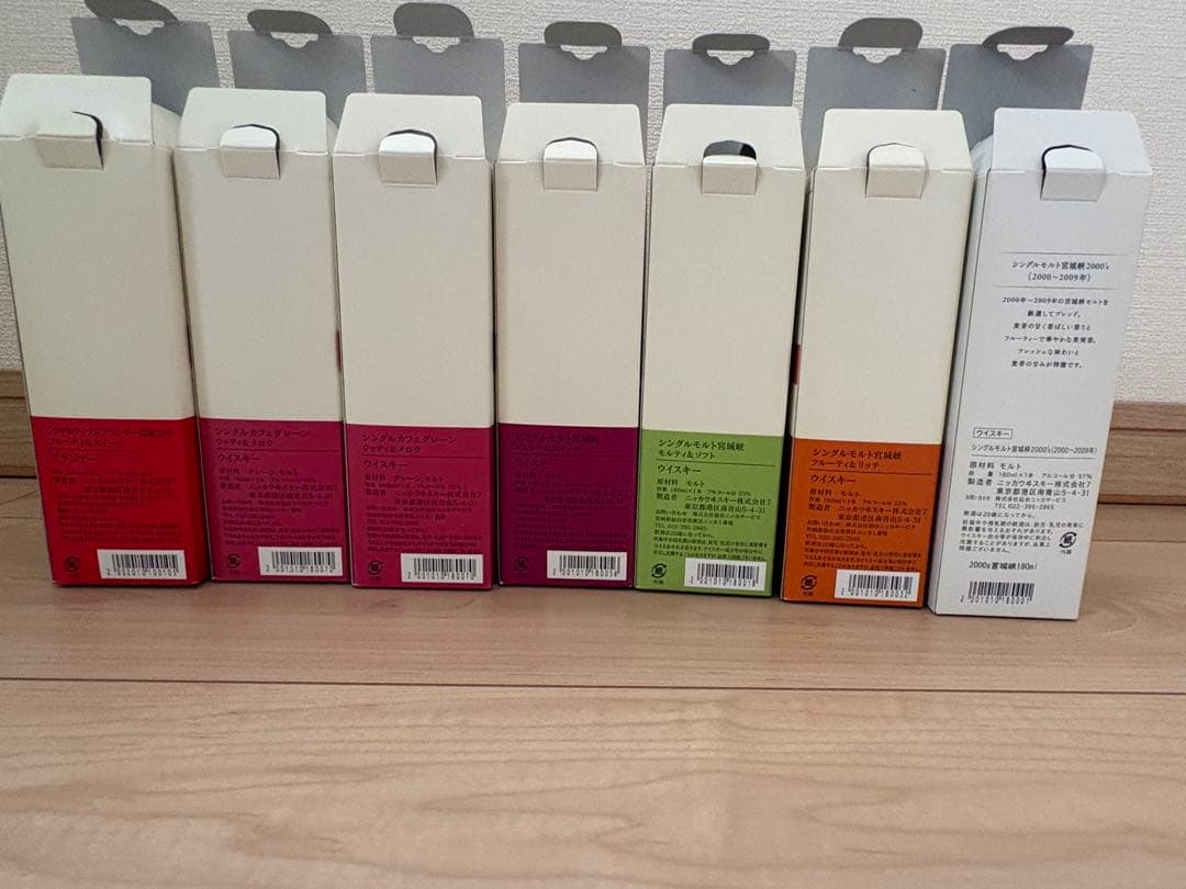 新品未開封　宮城峡蒸溜所限定180ml 7本セット