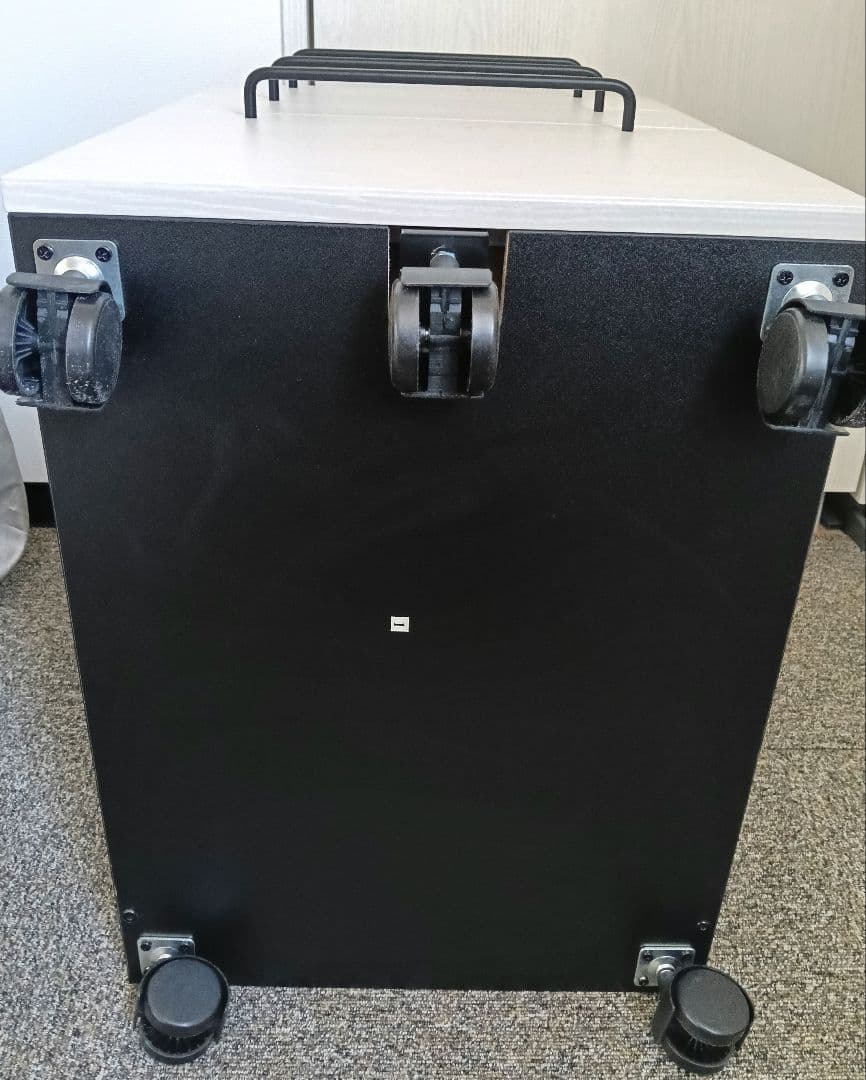 引取限定/3台/9000円//ニトリのデスクワゴン(サーヤ)ホワイト 3段