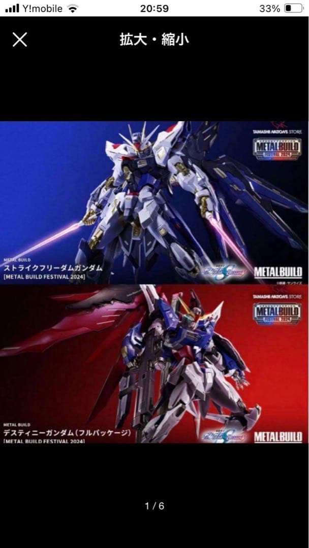メタルビルドFESTIVAL2024 ストライクフリーダム デスティニーガンダム