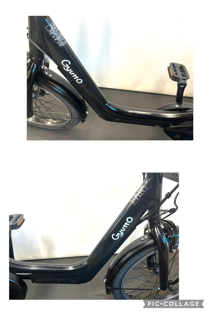 1年保証 新型　パナソニック　ギュット　gutto 黒色　電動アシスト自転車