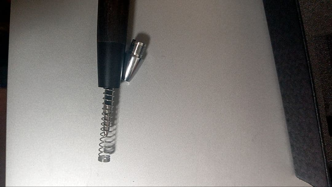 野原工芸　特上黒柿　ボールペン　スリムタイプ　新型