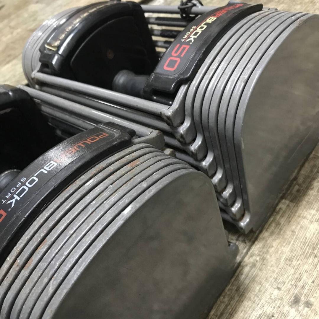 POWER BLOCK SP50 可変式ダンベル 23Kg×2/計100ポンド