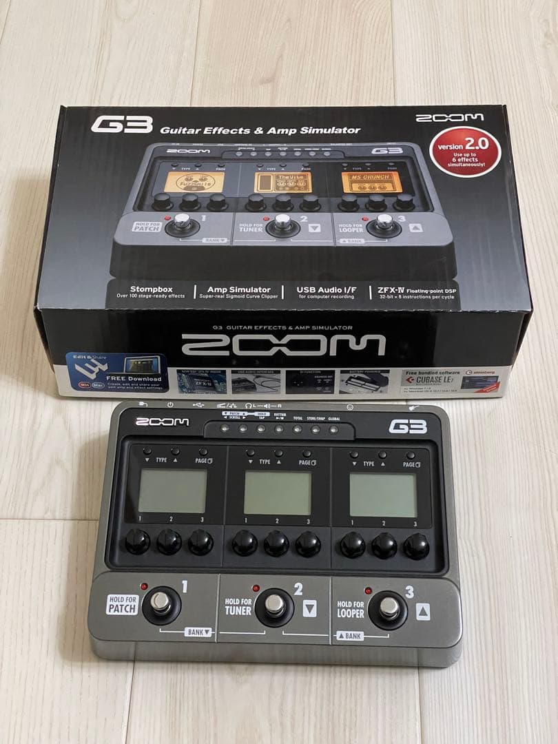 ZOOM G3 Ver.2.0 ギターエフェクター