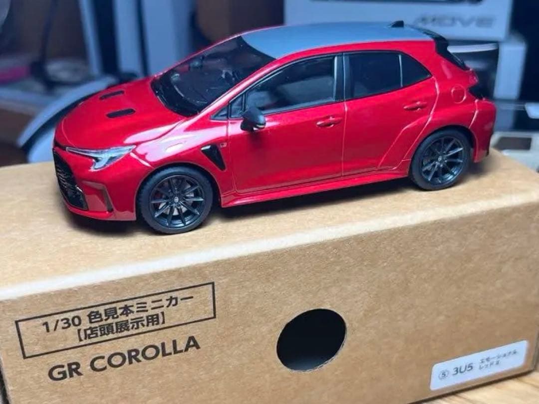 GR COROLLA 1/30スケール ミニカーカラ-サンプル