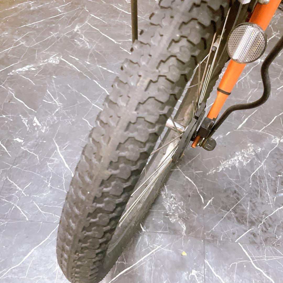 【17】YAMAHA PAS Babby オレンジ 3人乗り対応 20インチ