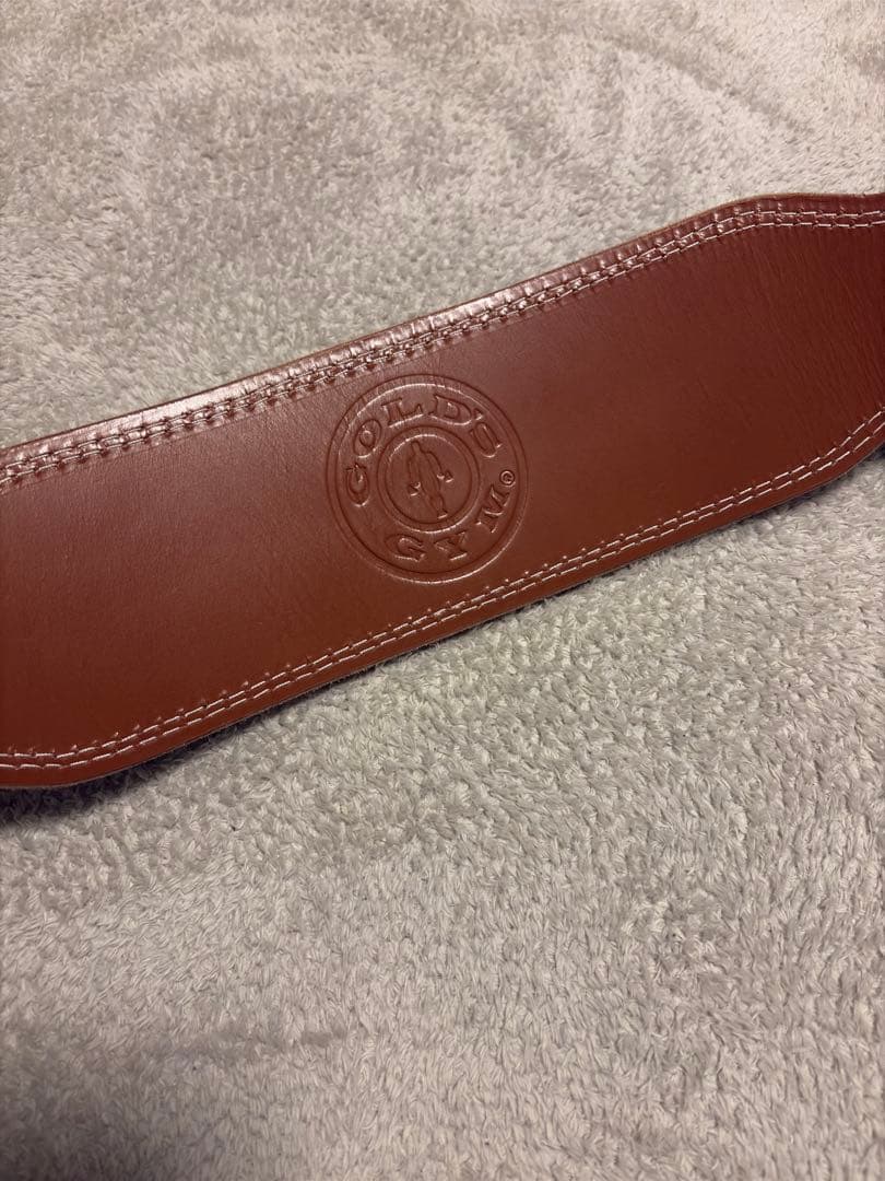 GOLD'S GYM プロレザーベルト M