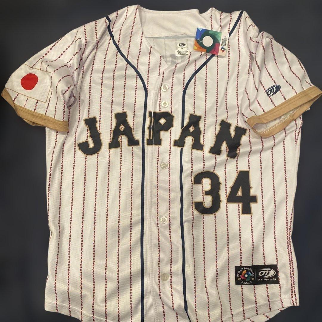吉田正尚　直筆サイン入り　WBC ユニフォーム　新品未使用　Lサイズ　L 正規品
